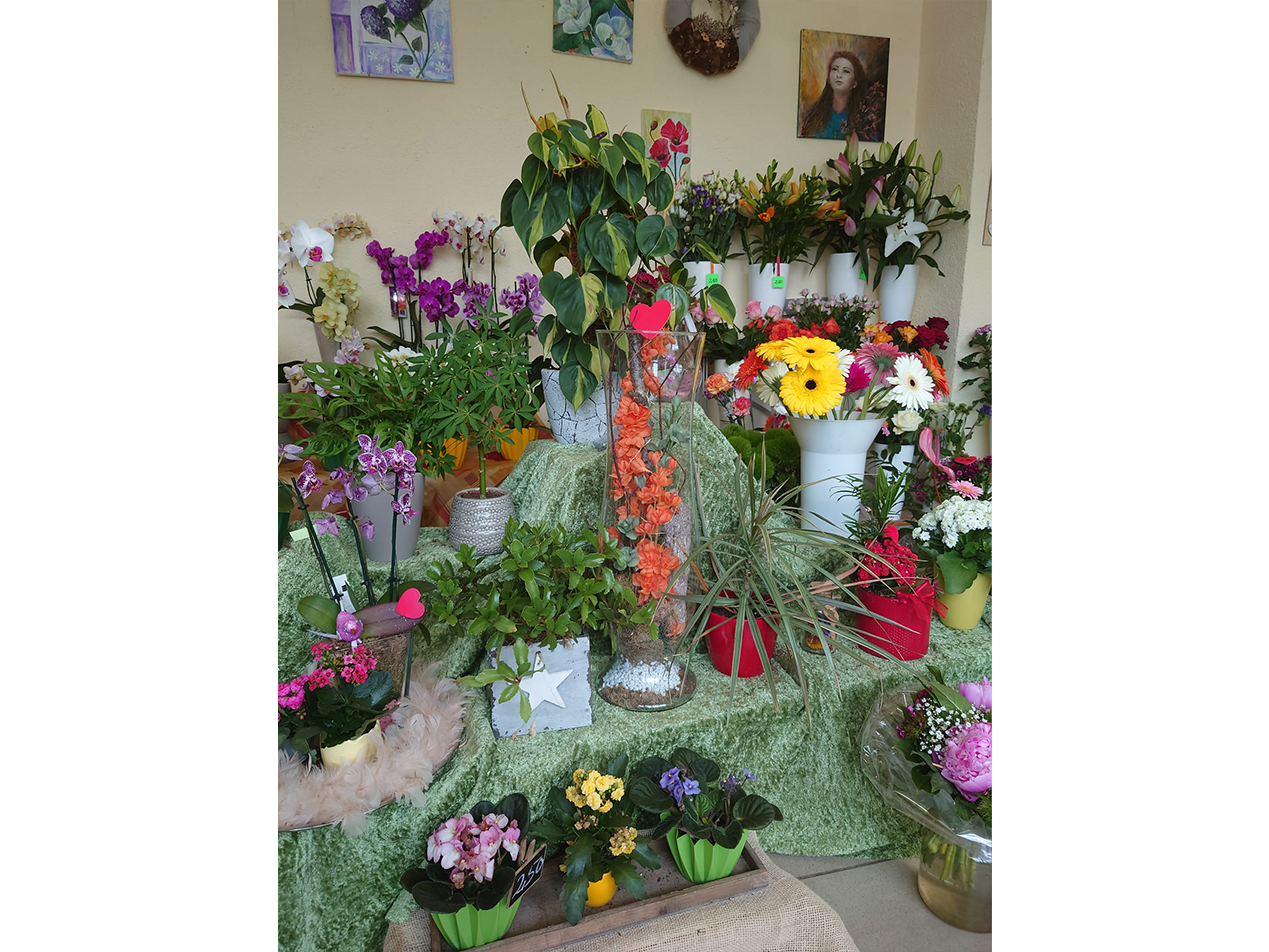 Blumeneck beim Bestattungsinstitut Wolgast